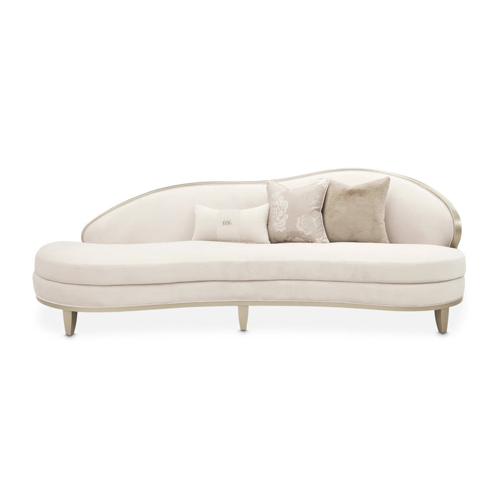 AICO Furniture - Camellia Field Asymmetrical Sofa in Caramel - 9090816-CNSLK-134 - GreatFurnitureDeal