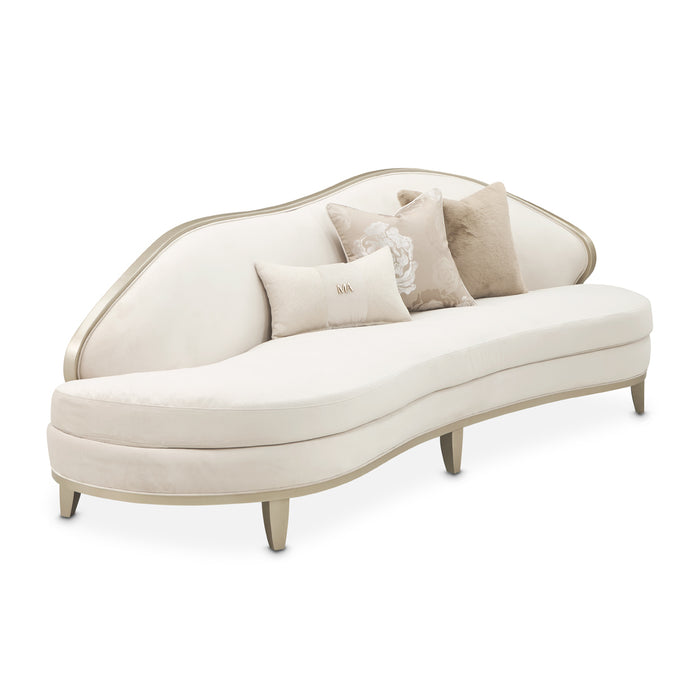 AICO Furniture - Camellia Field Asymmetrical Sofa in Caramel - 9090816-CNSLK-134 - GreatFurnitureDeal