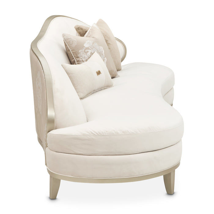 AICO Furniture - Camellia Field Asymmetrical Sofa in Caramel - 9090816-CNSLK-134 - GreatFurnitureDeal