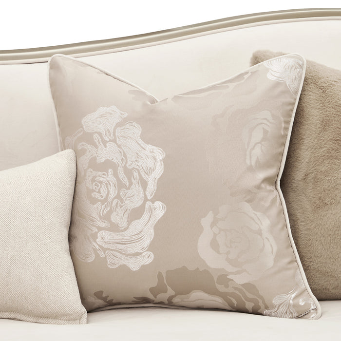 AICO Furniture - Camellia Field Asymmetrical Sofa in Caramel - 9090816-CNSLK-134 - GreatFurnitureDeal