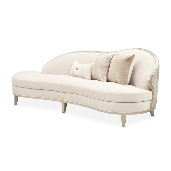 AICO Furniture - Camellia Field Asymmetrical Sofa in Caramel - 9090816-CNSLK-134 - GreatFurnitureDeal