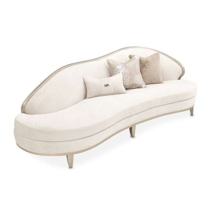 AICO Furniture - Camellia Field Asymmetrical Sofa in Caramel - 9090816-CNSLK-134 - GreatFurnitureDeal