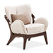 AICO Furniture - Camellia Field Accent Chair Porchini Warm Pecan - N9090834-PRCNI-400 - GreatFurnitureDeal
