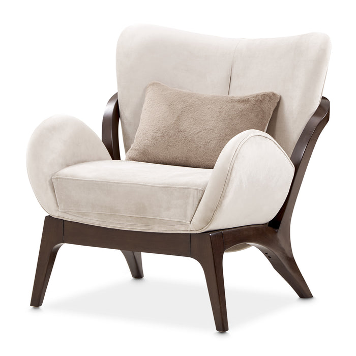 AICO Furniture - Camellia Field Accent Chair Porchini Warm Pecan - N9090834-PRCNI-400 - GreatFurnitureDeal