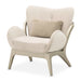 AICO Furniture - Camellia Field"Accent Chair Ivory"Caramel - 9090834-IVORY-134 - GreatFurnitureDeal