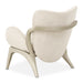 AICO Furniture - Camellia Field"Accent Chair Ivory"Caramel - 9090834-IVORY-134 - GreatFurnitureDeal