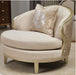 AICO Furniture - Camellia Field"Matching Chair Cornsilk"Caramel - 9090835-CNSLK-134 - GreatFurnitureDeal