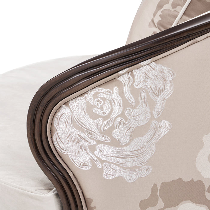 AICO Furniture - Camellia Field Matching Chair Linen Warm Pecan in Warm Pecan - N9090835-LINEN-400 - GreatFurnitureDeal