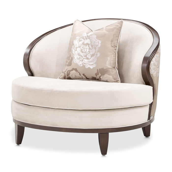 AICO Furniture - Camellia Field Matching Chair Linen Warm Pecan in Warm Pecan - N9090835-LINEN-400 - GreatFurnitureDeal