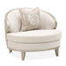 AICO Furniture - Camellia Field"Matching Chair Cornsilk"Caramel - 9090835-CNSLK-134 - GreatFurnitureDeal