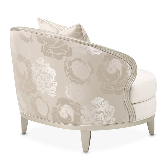 AICO Furniture - Camellia Field"Matching Chair Cornsilk"Caramel - 9090835-CNSLK-134 - GreatFurnitureDeal