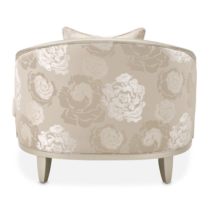 AICO Furniture - Camellia Field"Matching Chair Cornsilk"Caramel - 9090835-CNSLK-134 - GreatFurnitureDeal