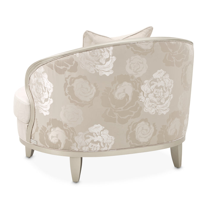 AICO Furniture - Camellia Field"Matching Chair Cornsilk"Caramel - 9090835-CNSLK-134 - GreatFurnitureDeal