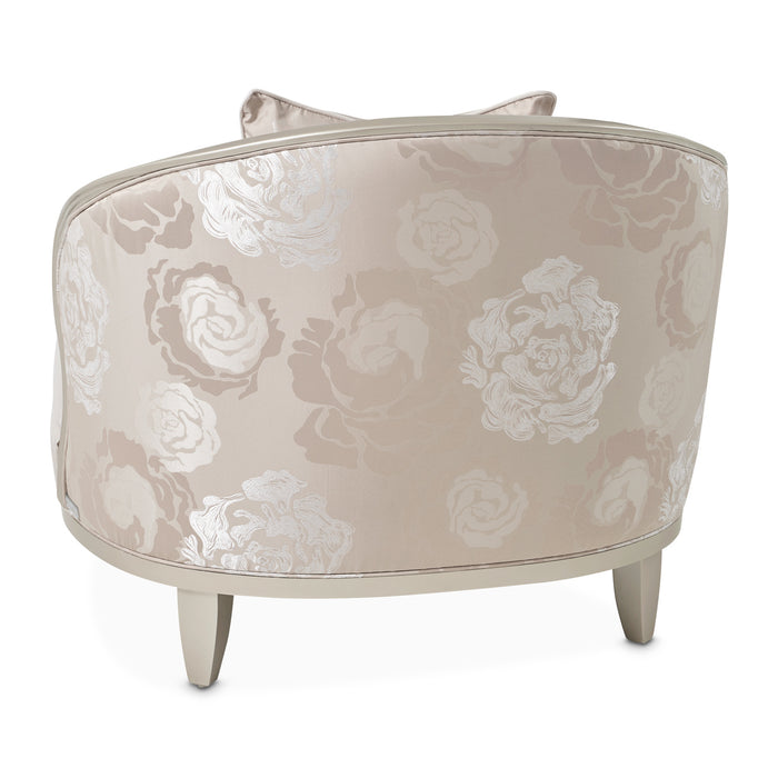 AICO Furniture - Camellia Field"Matching Chair Cornsilk"Caramel - 9090835-CNSLK-134 - GreatFurnitureDeal
