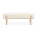 AICO Furniture - Camellia Field Bench in Caramel - N9090904-134 - GreatFurnitureDeal