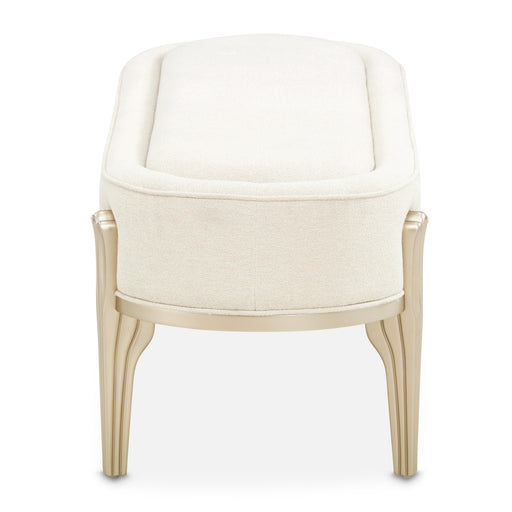 AICO Furniture - Camellia Field Bench in Caramel - N9090904-134 - GreatFurnitureDeal