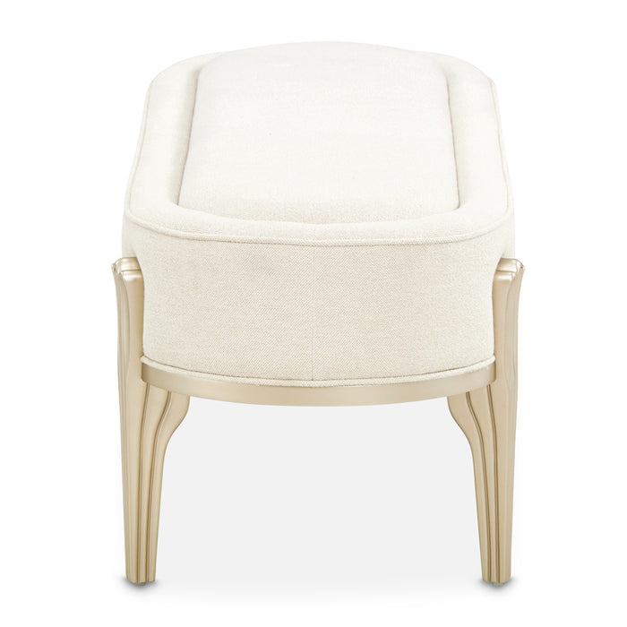 AICO Furniture - Camellia Field"Bench"Caramel - 9090904-134 - GreatFurnitureDeal