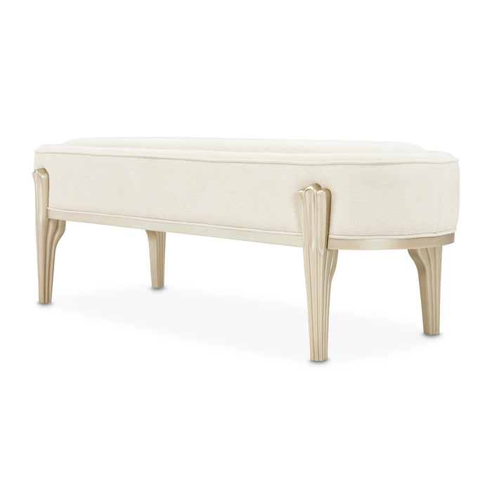 AICO Furniture - Camellia Field"Bench"Caramel - 9090904-134 - GreatFurnitureDeal