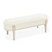 AICO Furniture - Camellia Field Bench in Caramel - N9090904-134 - GreatFurnitureDeal