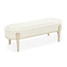 AICO Furniture - Camellia Field Bench in Caramel - N9090904-134 - GreatFurnitureDeal