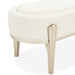 AICO Furniture - Camellia Field Bench in Caramel - N9090904-134 - GreatFurnitureDeal