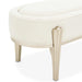 AICO Furniture - Camellia Field Bench in Caramel - N9090904-134 - GreatFurnitureDeal