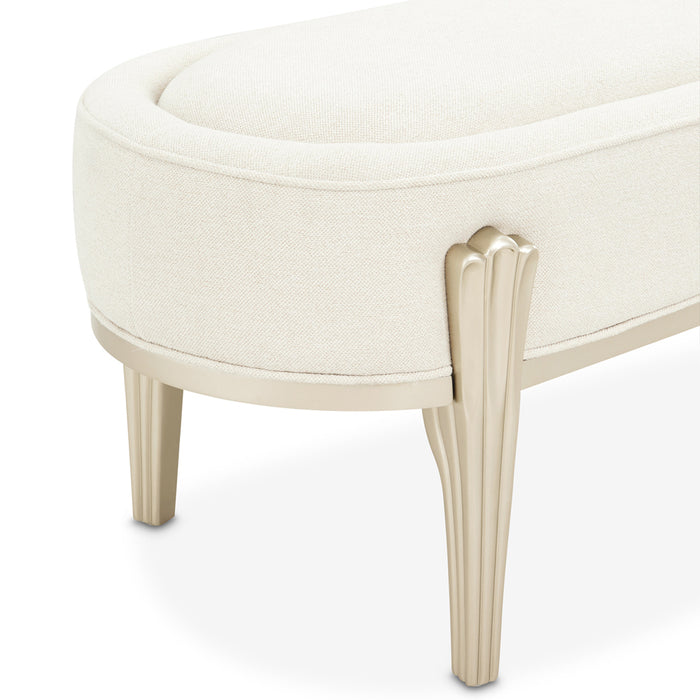 AICO Furniture - Camellia Field"Bench"Caramel - 9090904-134 - GreatFurnitureDeal