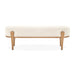 AICO Furniture - Camellia Field Bench in Warm Pecan - N9090904-400 - GreatFurnitureDeal