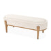 AICO Furniture - Camellia Field Bench in Warm Pecan - N9090904-400 - GreatFurnitureDeal