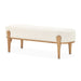 AICO Furniture - Camellia Field Bench in Warm Pecan - N9090904-400 - GreatFurnitureDeal