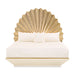 AICO Furniture - Fantosini King Fan Bed - Gold Leaf - 9091000EK3-836 - GreatFurnitureDeal