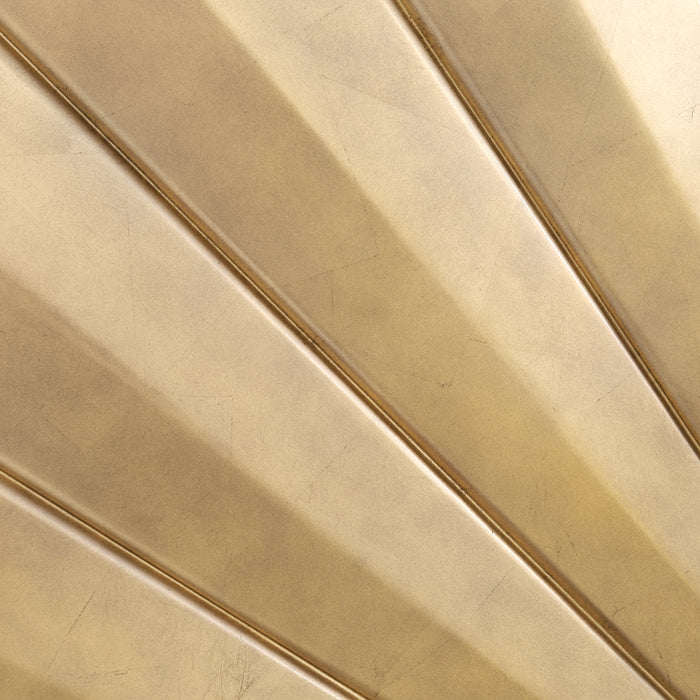 AICO Furniture - Fantosini 3 Piece King Fan Bedroom Set in Gold Leaf - 9091000EK3-836-3SET