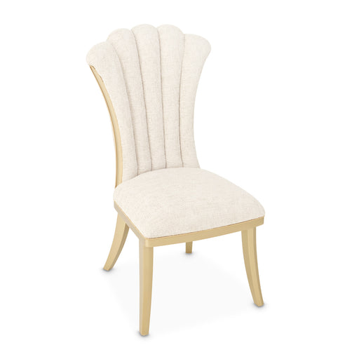 AICO Furniture - Fantosini Dining Side Chair in Natural/Gold ( Set of 2) - 9091003-836 - GreatFurnitureDeal