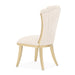 AICO Furniture - Fantosini Dining Side Chair in Natural/Gold ( Set of 2) - 9091003-836 - GreatFurnitureDeal