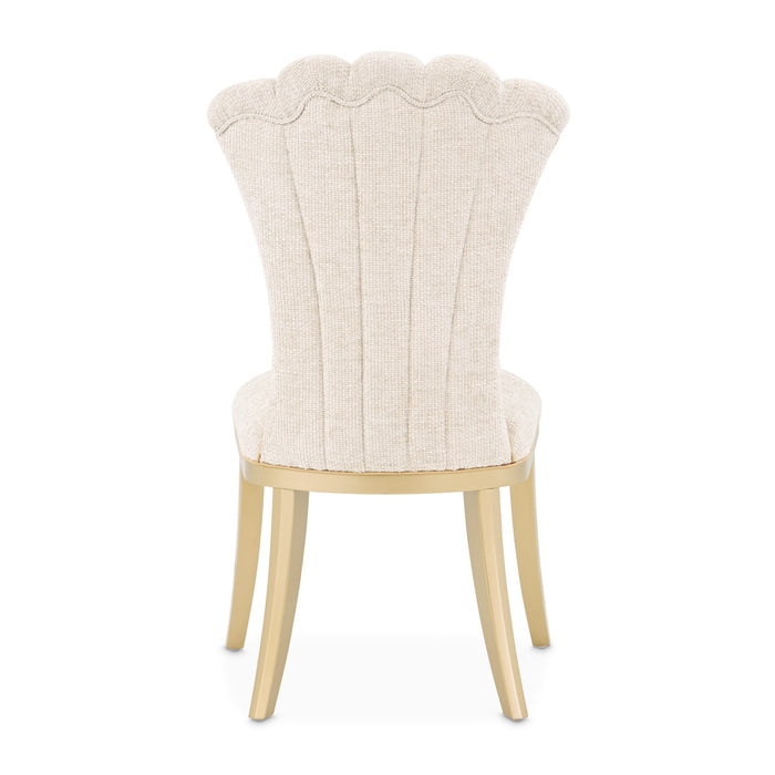 AICO Furniture - Fantosini Dining Side Chair in Natural/Gold ( Set of 2) - 9091003-836 - GreatFurnitureDeal