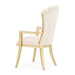 AICO Furniture - Fantosini Dining Arm Chair in Natural/Gold ( Set of 2) - 9091004-836 - GreatFurnitureDeal