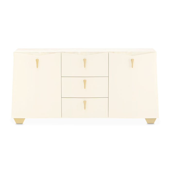 AICO Furniture - Fantosini Sideboard with Mirror in Creamy Pearl - 9091007-260-112 - GreatFurnitureDeal