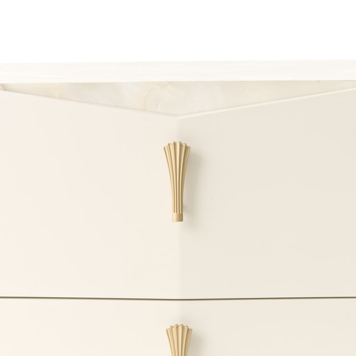 AICO Furniture - Fantosini Sideboard with Mirror in Creamy Pearl - 9091007-260-112 - GreatFurnitureDeal