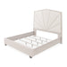 AICO Furniture - Fantosini Eastern King Panel Bed in Silver Mist - 9091014EK3-823