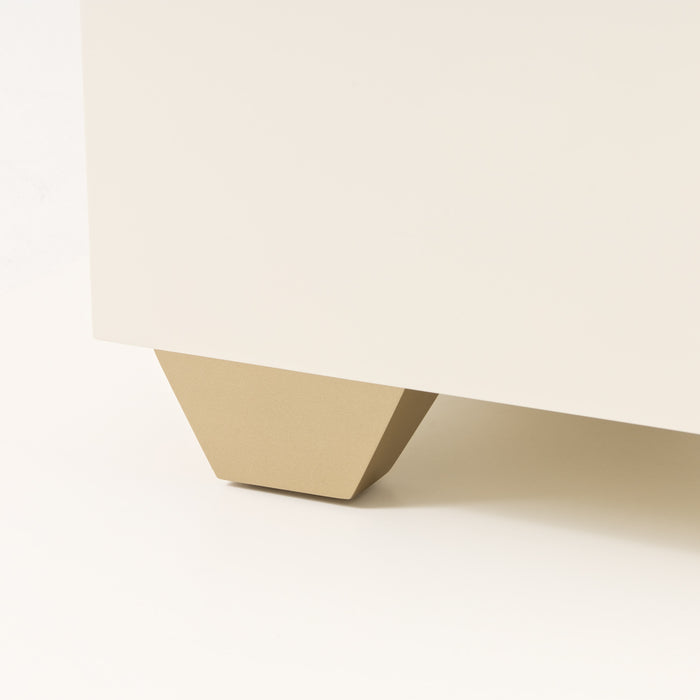 AICO Furniture - Fantosini Nightstand in Creamy Pearl - 9091040-112 - GreatFurnitureDeal