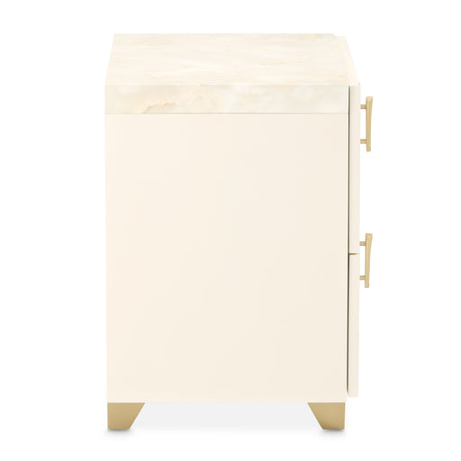 AICO Furniture - Fantosini 6 Piece King Fan Bedroom Set in Gold Leaf - 9091000EK3-836-6SET - GreatFurnitureDeal