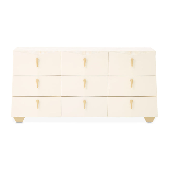 AICO Furniture - Fantosini Dresser in Creamy Pearl - 9091050SA-112 - GreatFurnitureDeal
