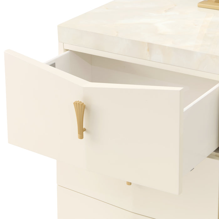 AICO Furniture - Fantosini Dresser in Creamy Pearl - 9091050SA-112 - GreatFurnitureDeal