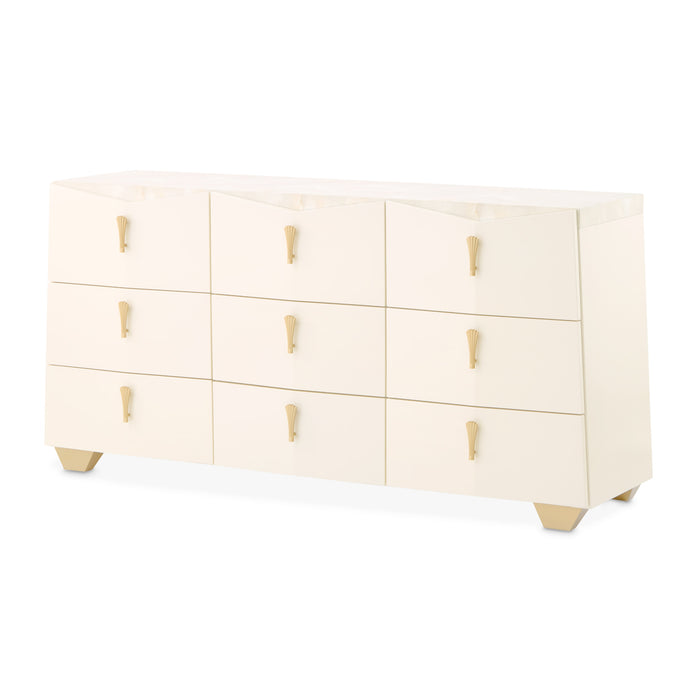 AICO Furniture - Fantosini Dresser in Creamy Pearl - 9091050SA-112 - GreatFurnitureDeal