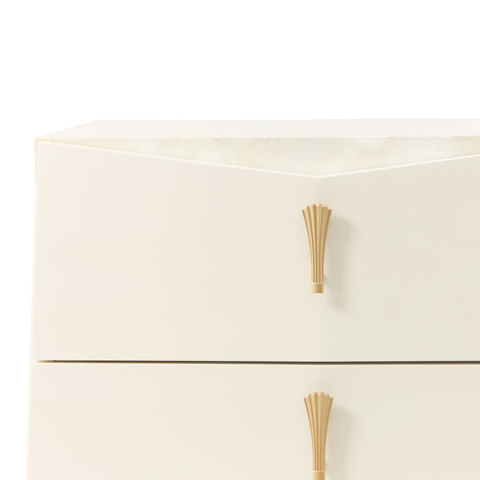 AICO Furniture - Fantosini 10-Drawer Chest in Creamy Pearl - 9091070SA-112 - GreatFurnitureDeal