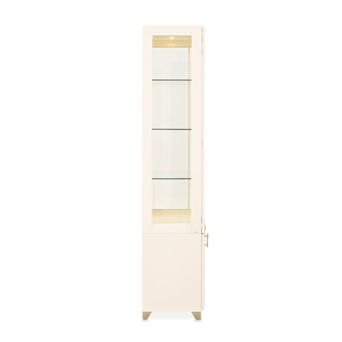 AICO Furniture - Fantosini Display Cabinet in Creamy Pearl - 9091209-112 - GreatFurnitureDeal