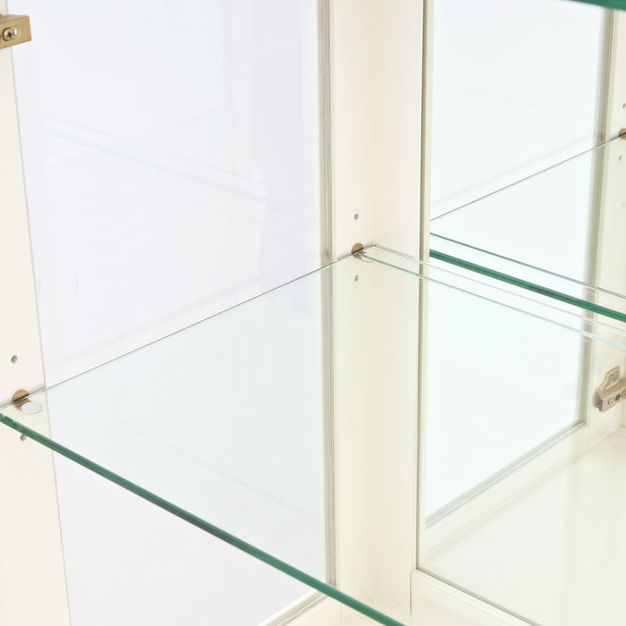 AICO Furniture - Fantosini Display Cabinet in Creamy Pearl - 9091209-112 - GreatFurnitureDeal