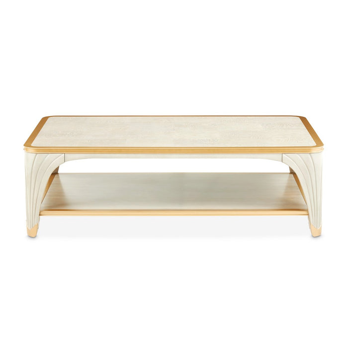 AICO Furniture - La Terrazza Rect. Cocktail Table in Silver Mist - 9092201-823