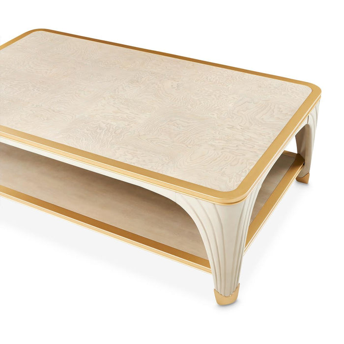 AICO Furniture - La Terrazza Rect. Cocktail Table in Silver Mist - 9092201-823