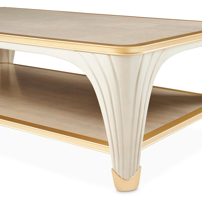 AICO Furniture - La Terrazza Rect. Cocktail Table in Silver Mist - 9092201-823